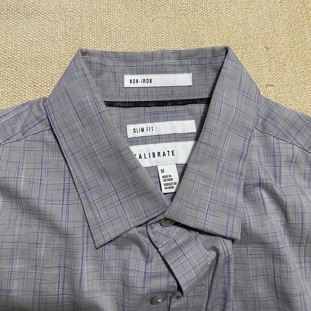 Calibrate long sleeve shirt, slim fit